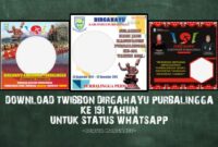 Download Twibbon Dirgahayu Purbalingga Ke 191 Tahun